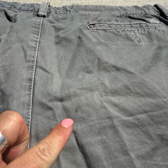 American Eagle Outfitters Prep Fit Dark Gray Canvas Cotton Shorts Size 38 - Picture 4 of 10